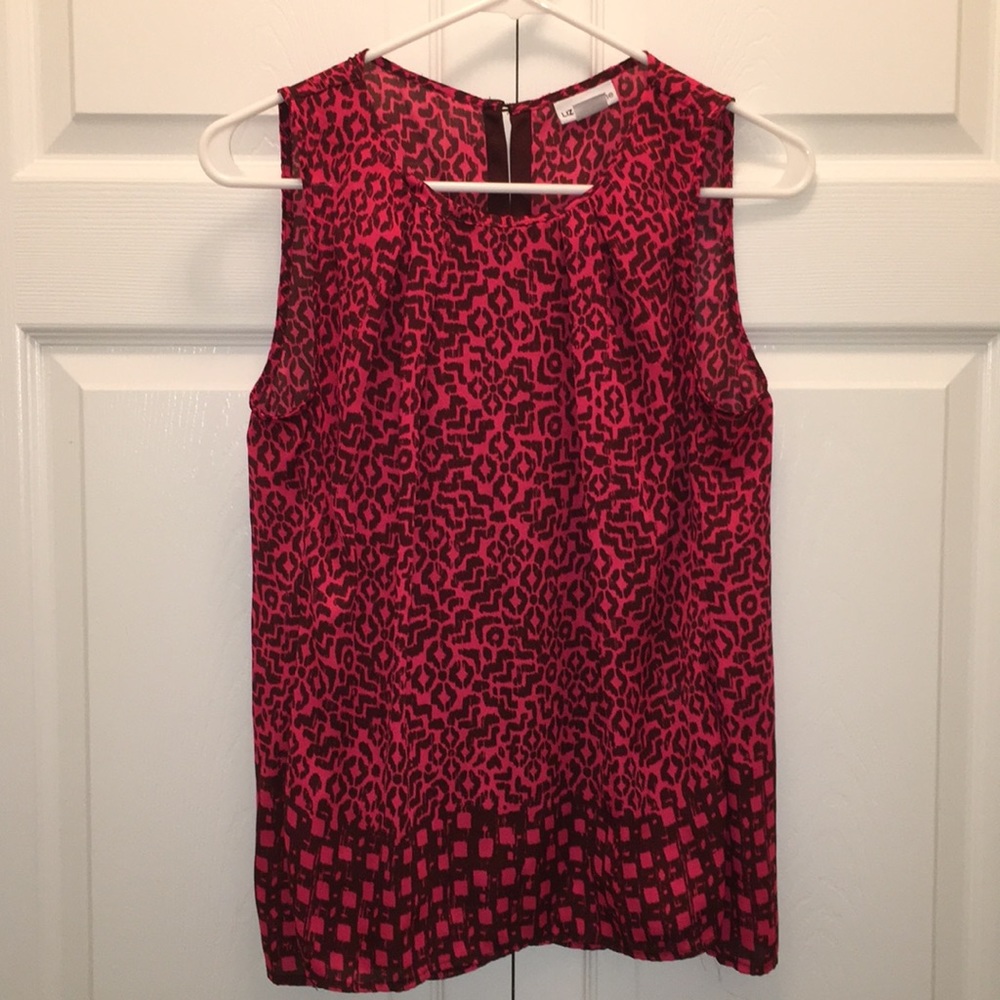 EUC Liz Claiborne Sleeveless Blouse